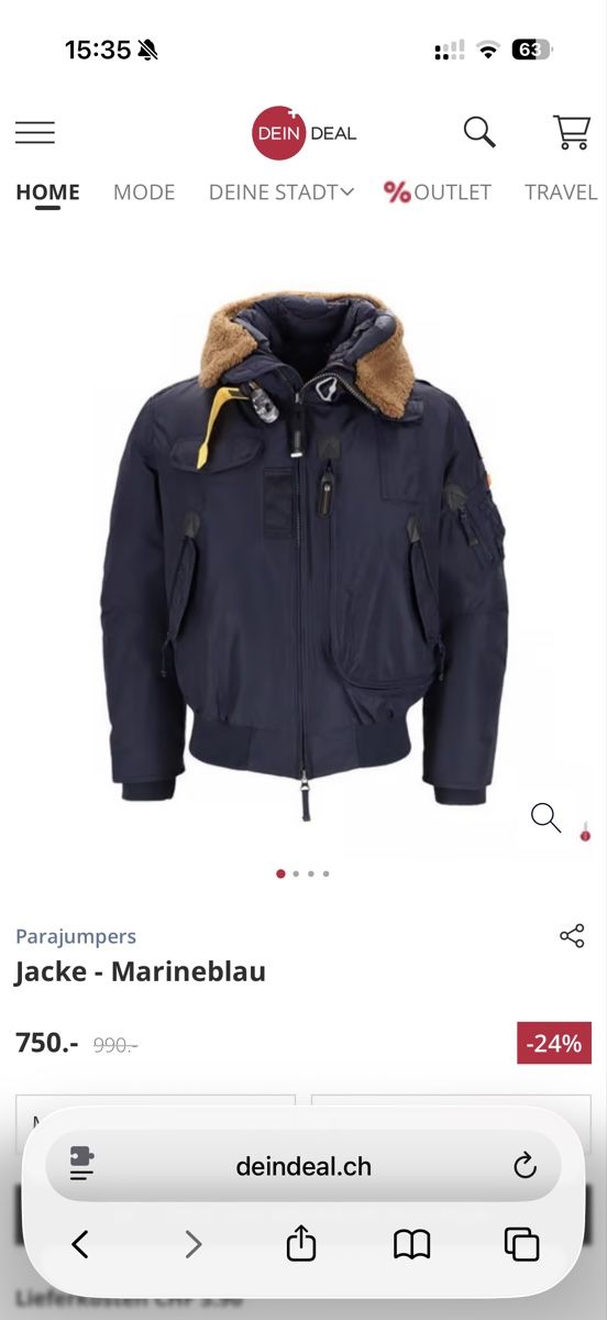 Parajumpers Giacche: Parajumpers Winterjacke Bomberjacke M – Nuovo (secondo la descrizione) da Wangen an der Aare venduto da buqa7 6