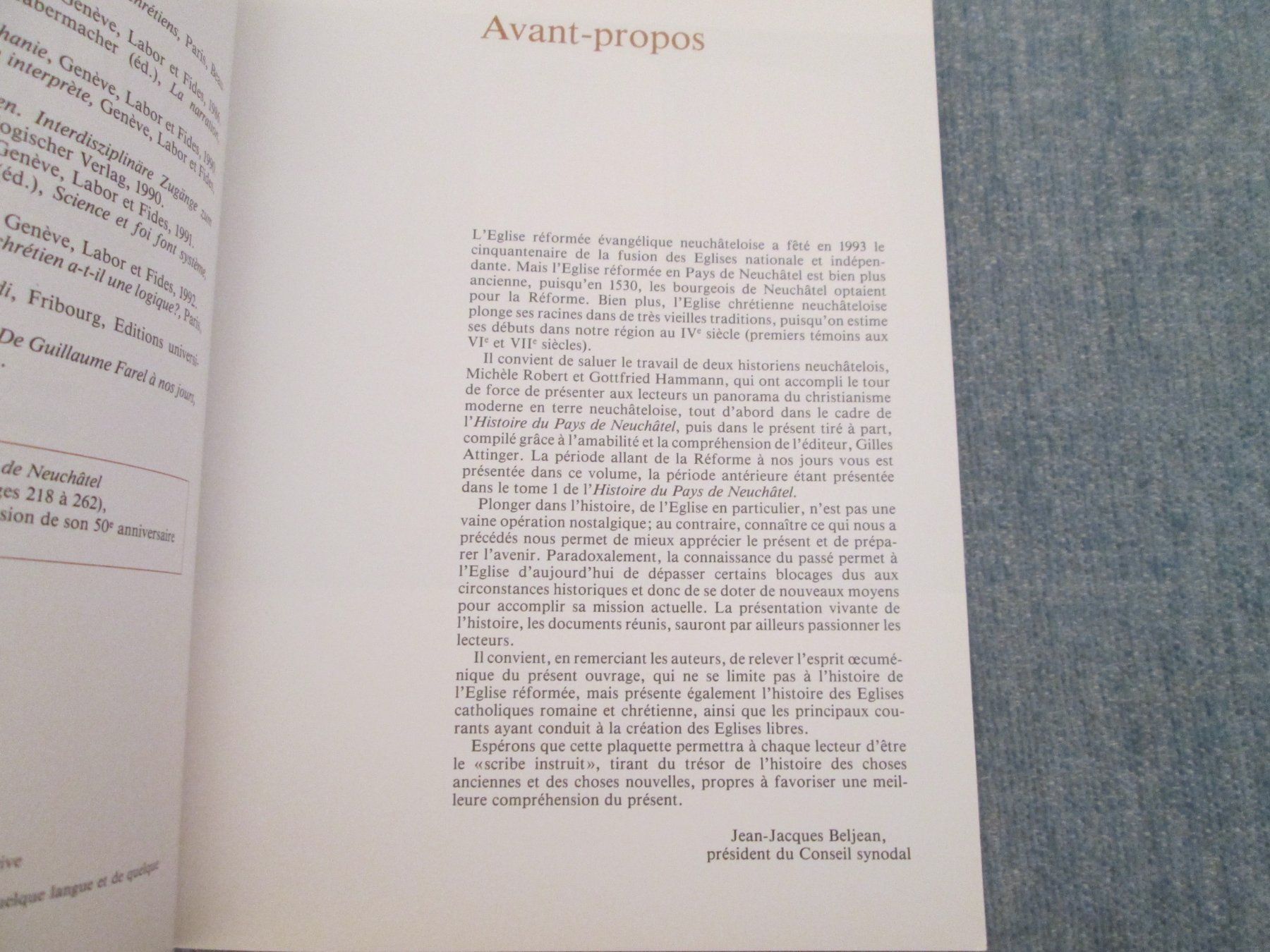 Libri: De Guillaume Farel à nos jours – Usato da Neuchâtel venduto da Dualseele 2