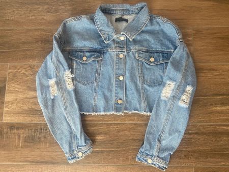 Missguided Jeansjacke distressed-Look oversized Gr. 46 - 50
