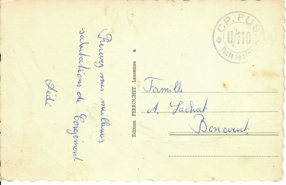 Cartoline postali: Corgémont – Usato da Hochdorf venduto da Ziegel-16 1