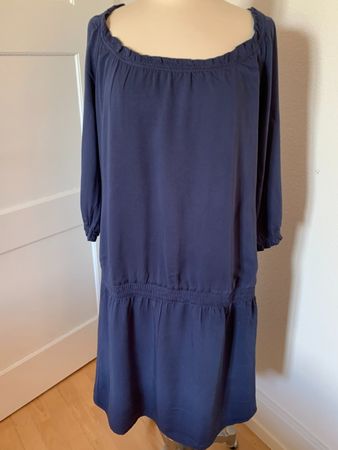 ESPRIT Damen Kleid, Gr. 40 / 42, Dunkelblau, NEU
