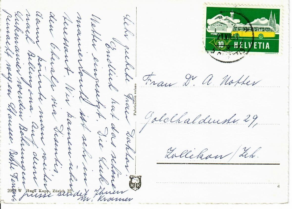 Cartoline postali: Curaglia – Usato da Hochdorf venduto da Ziegel-16 1