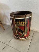 Holzkorb in Trommelform mit Berner Wappen - Deko Objekt!