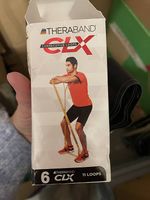 TheraBand CLX Stufe 6 schwarz, 11 Loops, ungebraucht