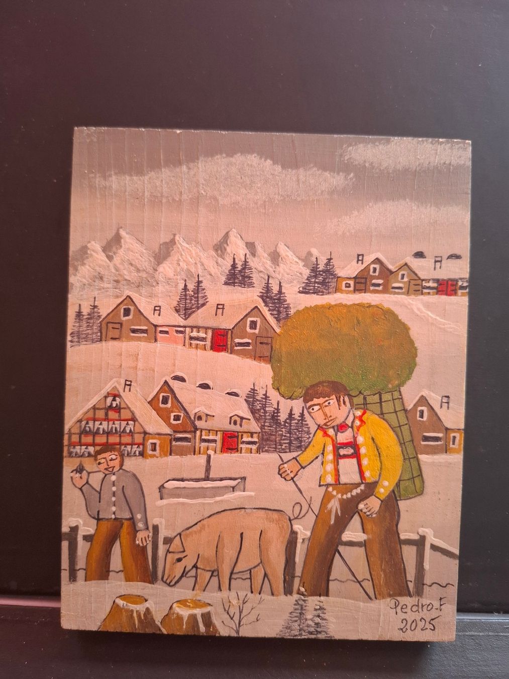 Dipinti: Wunderschöne Winter Bild ** 69 – Usato da Zürich venduto da Soragno50