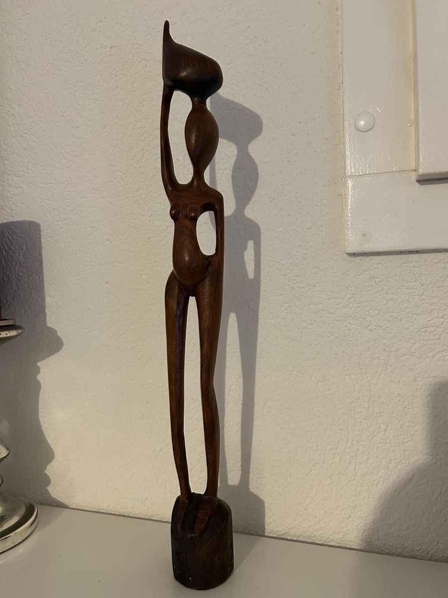 Statuette: Antike Statue aus Holz – Usato da Zürich venduto da Zueri34