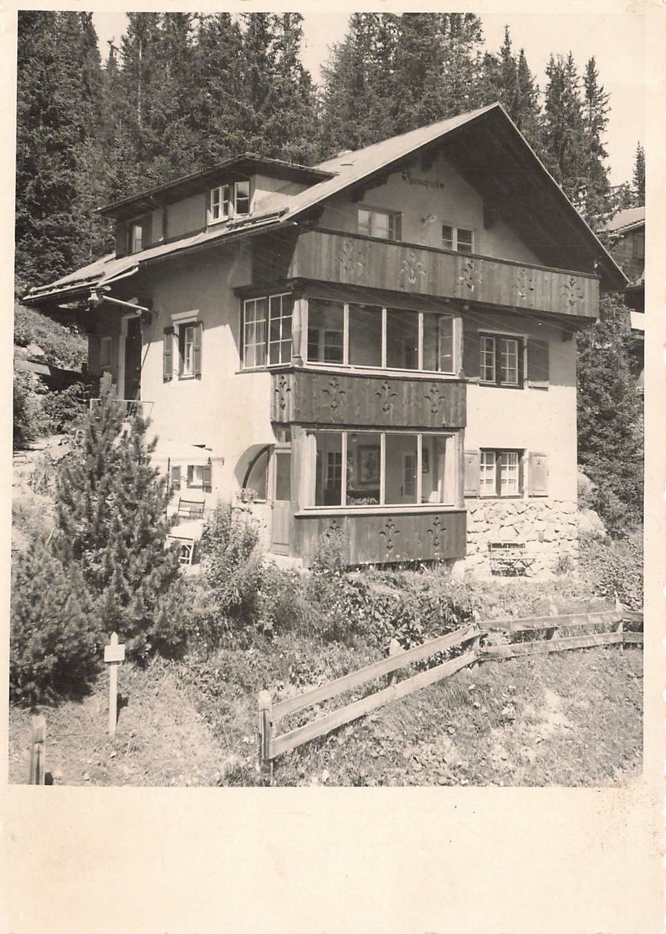 Ansichtskarten: Haus Arnold Arosa G – Gebraucht aus Biasca von Blenio71