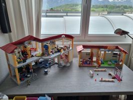 Playmobil Schulhaus, Turnhalle , Kindergarten