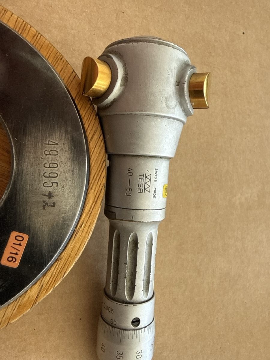 Tesa Misurare: Innenmessschraube Tesa 40-50 mm mit Einstellring – Usato da Neuhausen venduto da reifen-profis 1