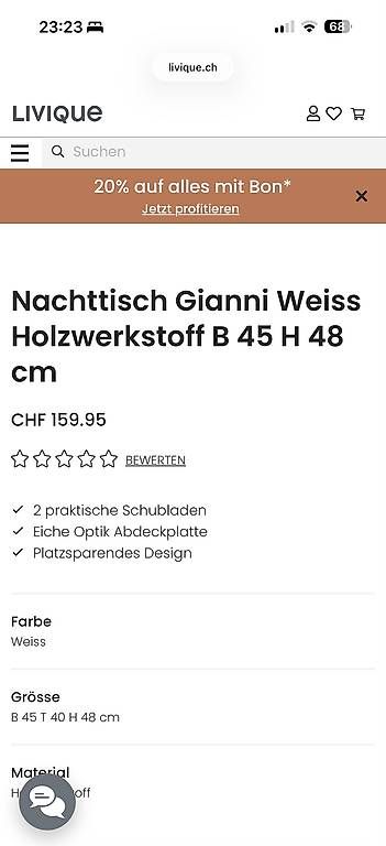 Livique Comodini: Nachttisch – Usato da Steffisburg venduto da mika85 1