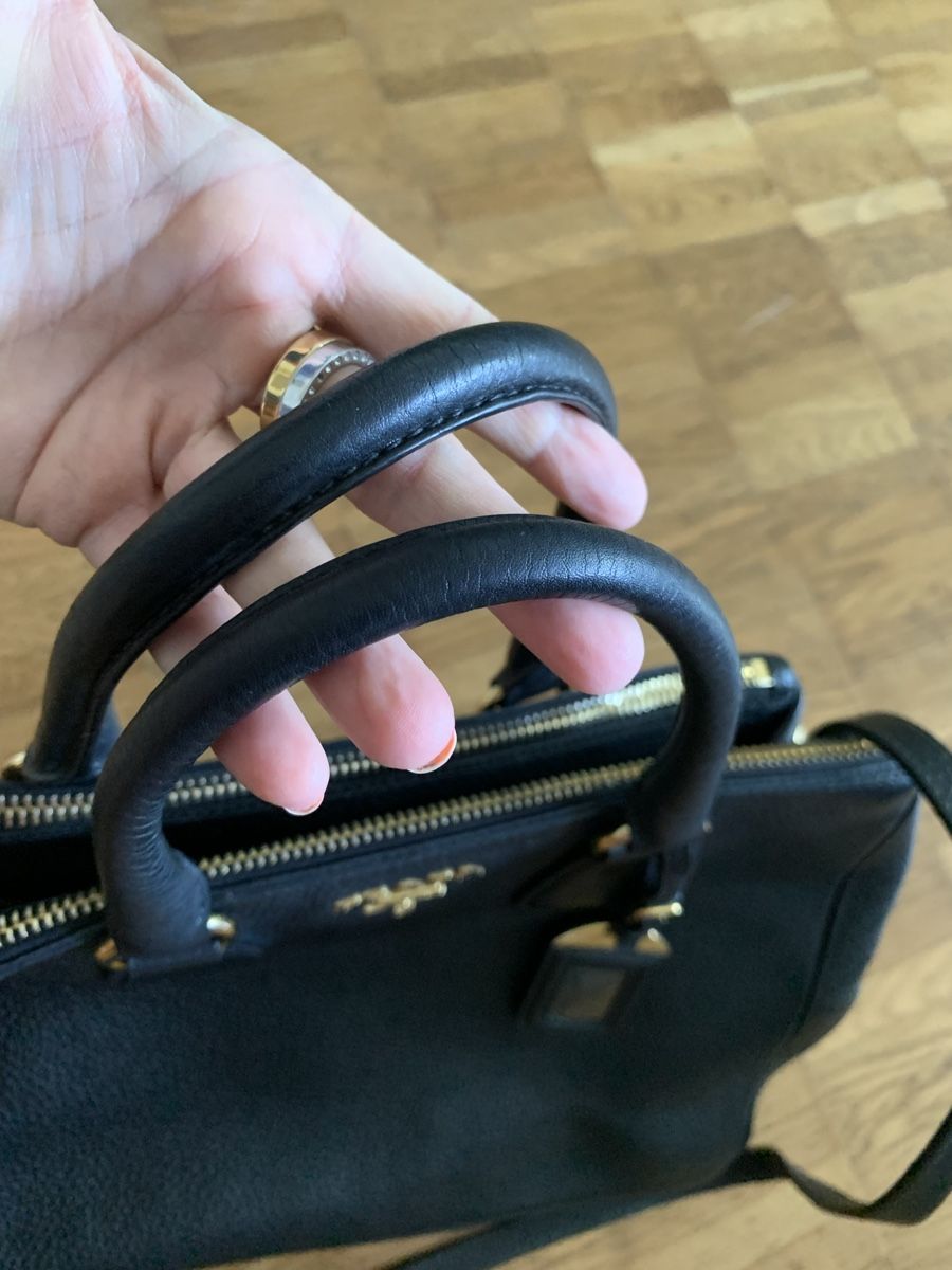 Borse da donna: Prada leder tasche schwarz – Usato da Zürich venduto da Nikuska32 2
