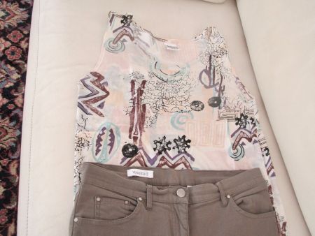 PANTALON 7/8 YESSICA AVEC 1 TOP . N' 1