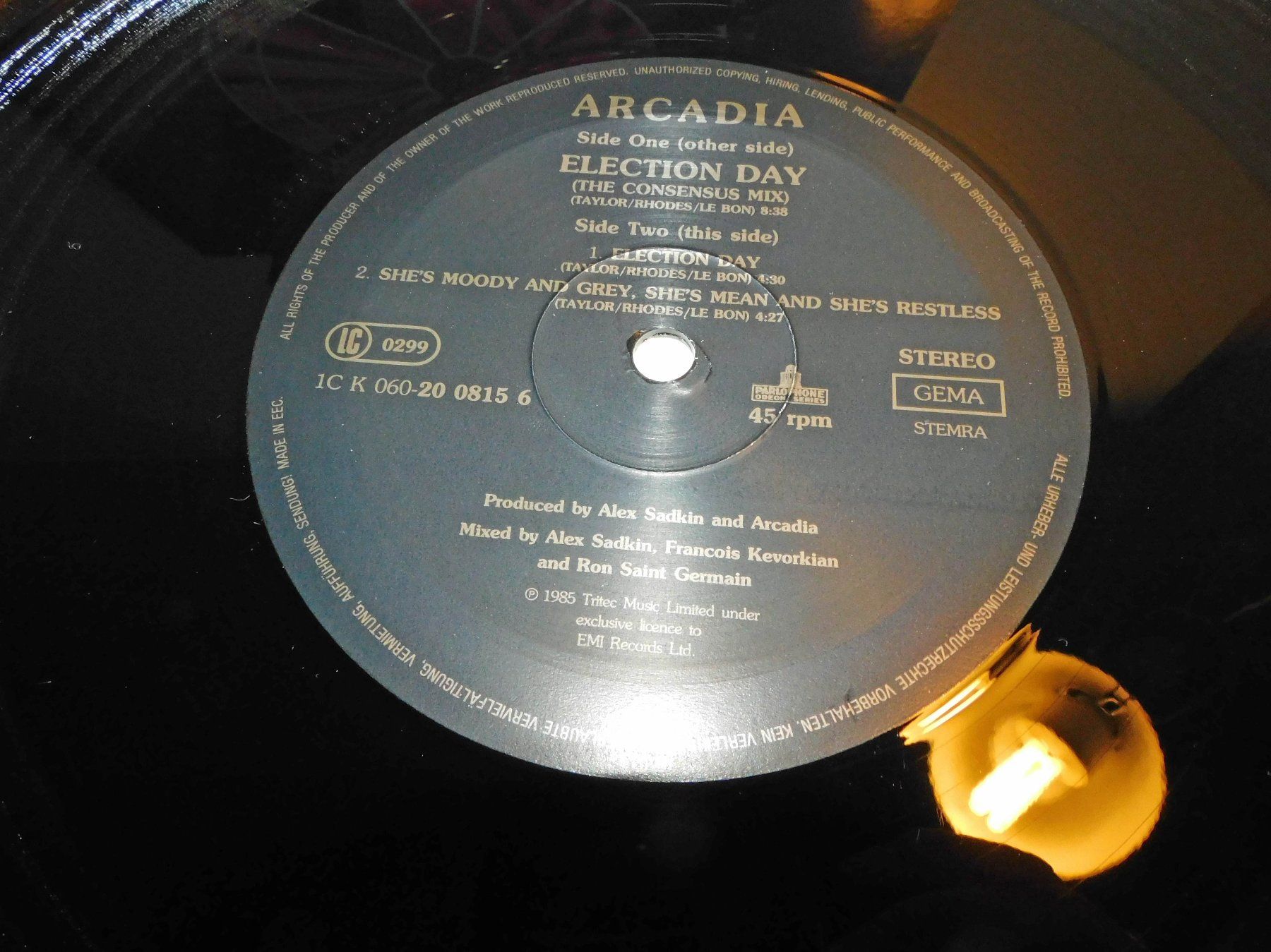 Schallplatten: LP Arcadia  1985 - Maxi Single Schallplatte – Gebraucht aus Sursee von 76 3