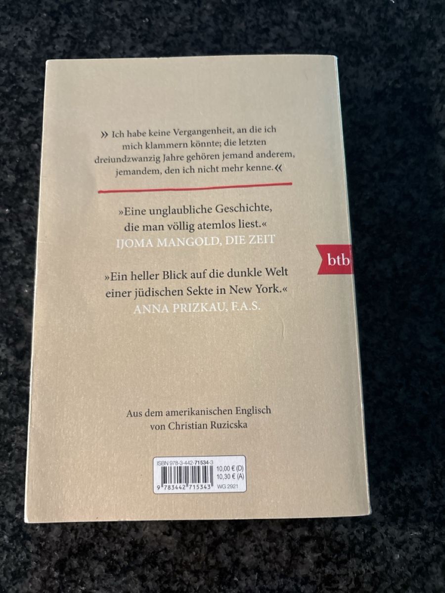 Bücher: Buch Unorthodox Deborah Feldman gut erhalten – Gebraucht aus Sissach von Loredana89 1