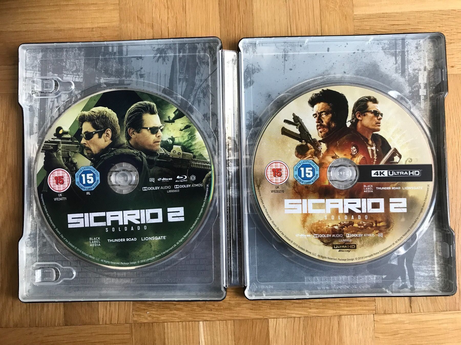 Alle DVDs: Sicario 2 - 4K UHD + Blu-ray - Steelbook – Neu (gemäss Beschreibung) aus Zürich von Malcom 1