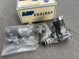 ASP 28 Motor 4.6 ccm mit Schalldämpfer neu / 2 Takt Methanol