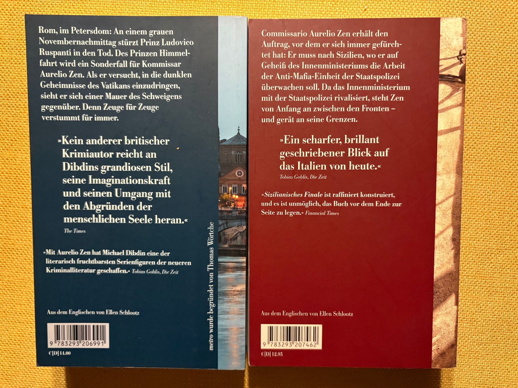 Libri: 6 Krimis aus Italien - Michael Dibdin – Usato da Oberweningen venduto da Gerini 5