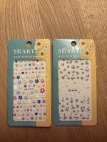 Nagelsticker 5D Art Set neu