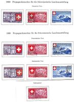 1939 Landesausstellung ZNr. 219-227+Farbvariante gest.ʘ KP73