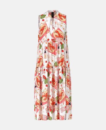 Marc Cain - Ärmelloses Minikleid mit Lobster-Print N2 NEU