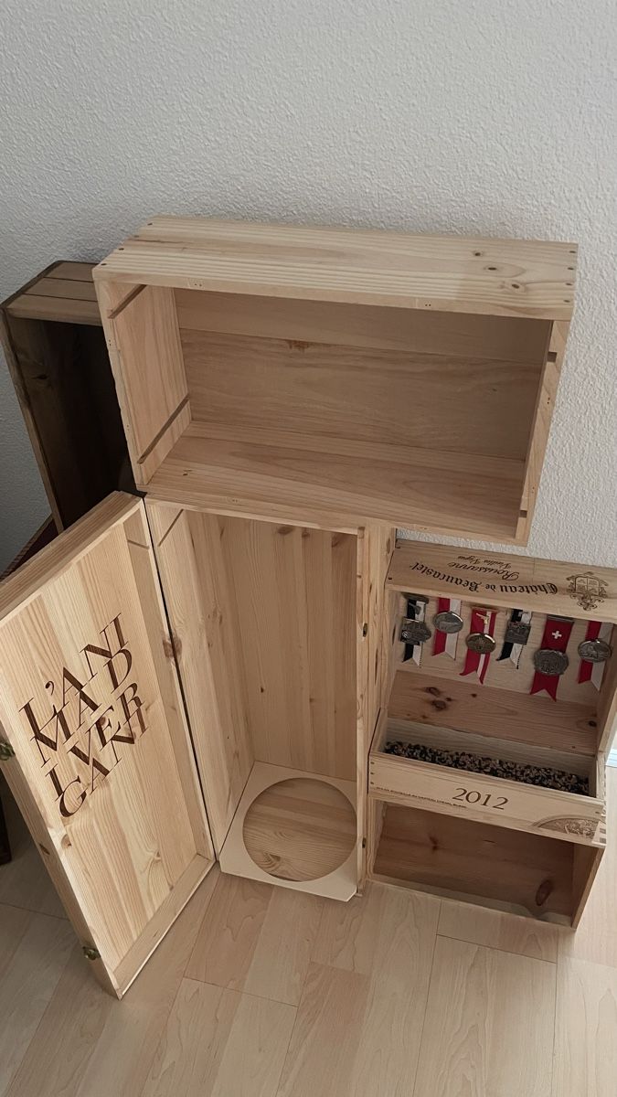 Scaffali: Weinkisten Gestell – Usato da Rotkreuz venduto da midi84 1