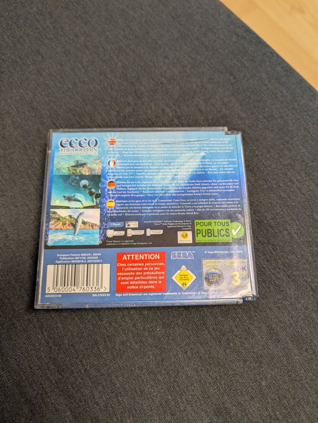 Spiele: Ecco the dolphin Sega dreamcast – Gebraucht aus Giubiasco von Ticinerd 1