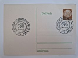 Deutsches Reich Postkarte Briefmarke 1939