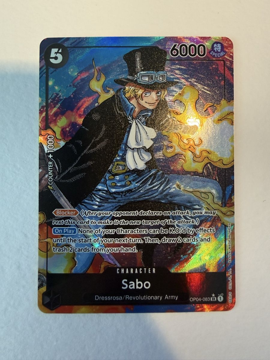 Bandai Carte collezionabili: One Piece TCG OP04-083 Sabo – Nuovo (secondo la descrizione) da Dübendorf venduto da godpack 1