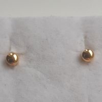 Vergoldete Ohrstecker