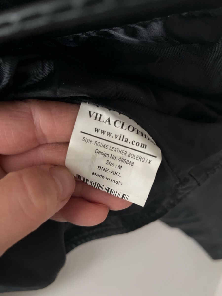 Bolero: cropped Lederjacke, Gr. M, schwarz, Bolero – Nuovo (secondo la descrizione) da Steinhuserberg venduto da Rea6005 4