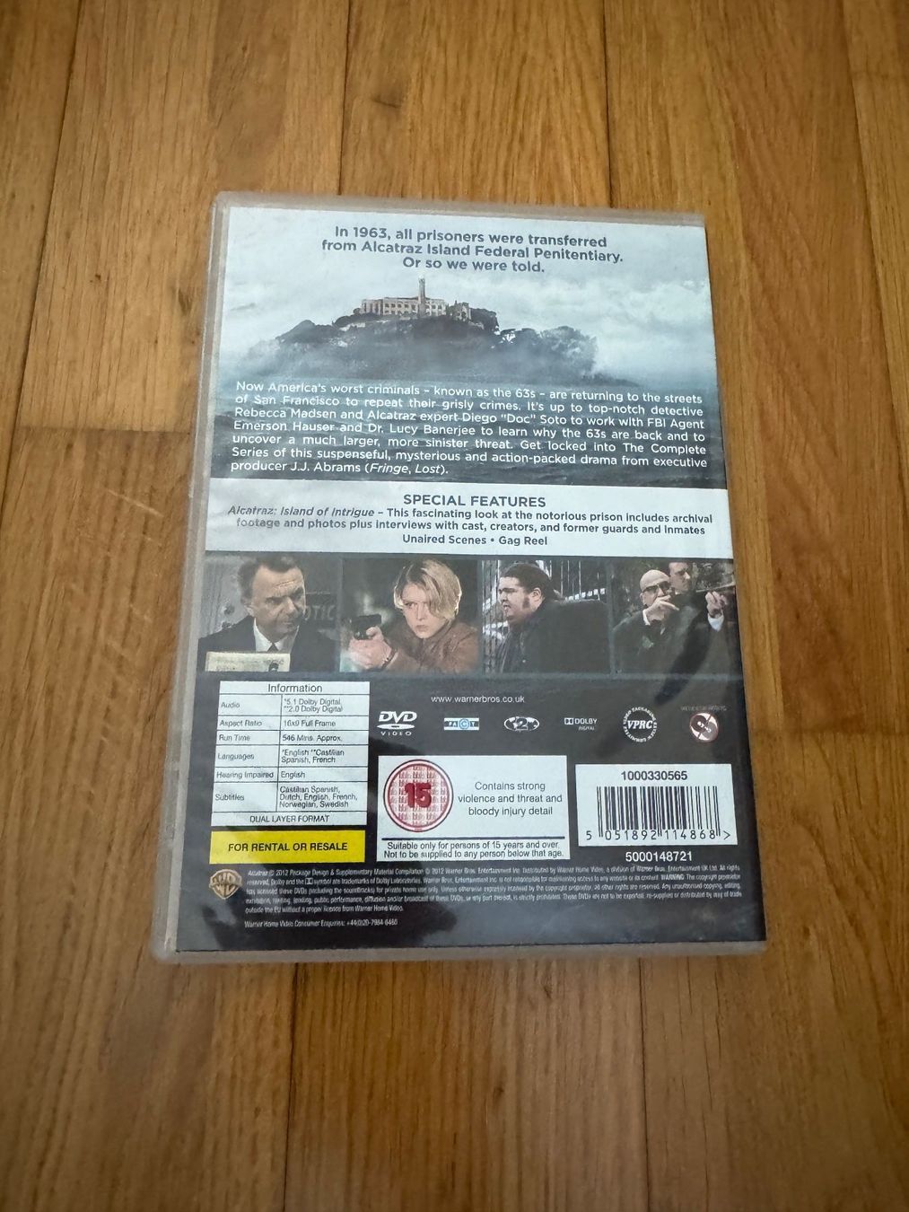 Tutti i DVDs: Alcatraz The Complete Series (EN) – Usato da Zuzwil SG venduto da nk_9000 1