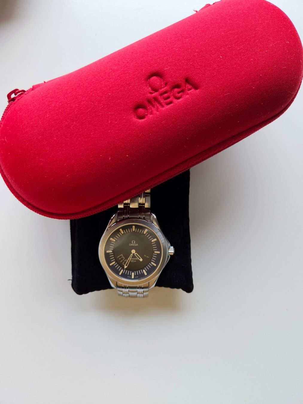 Omega Orologi: Omega Seamaster 120 m Multifunction Quartz mit Box – Usato da Berikon venduto da mmm21 7