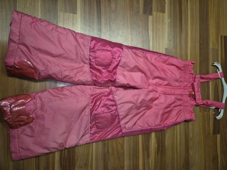 Skihose rodeo gr 116 pink mit Trägern B