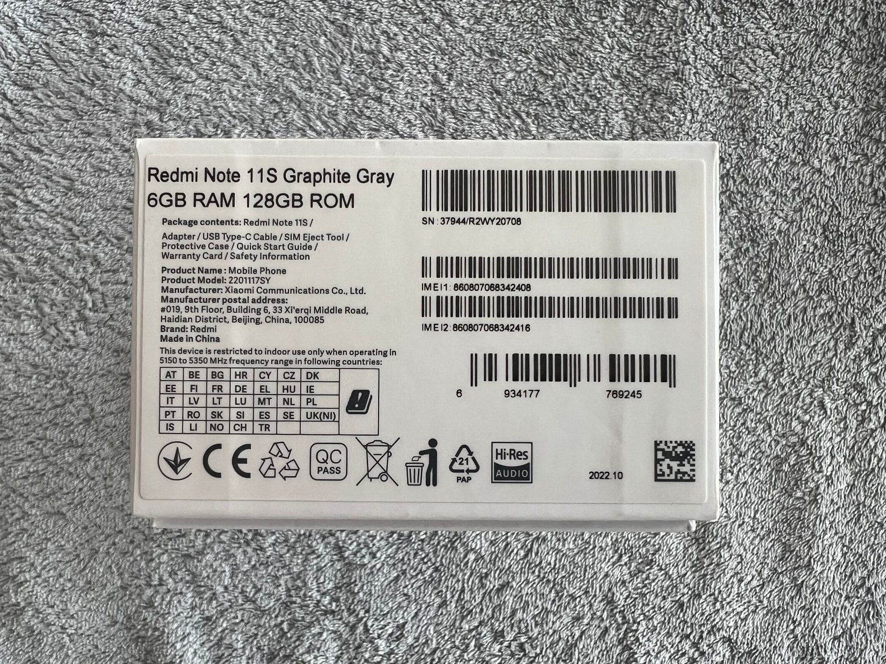 Xiaomi Telefoni cellulari / Smartphones: Redmi Note 11s (mit Zubehör) – Usato da Gränichen venduto da wiewiorka91 9