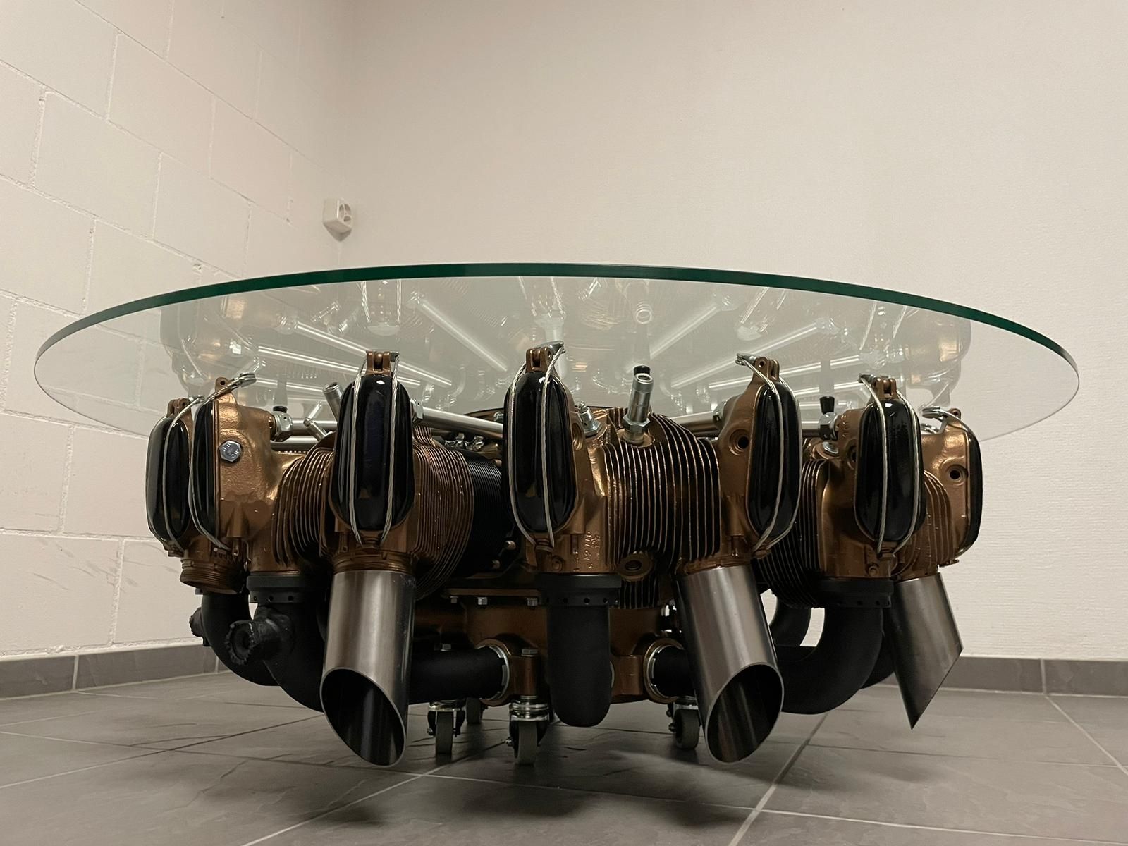 Tavoli: Wohnzimmertisch aus einem Sternmotor – Nuovo (secondo la descrizione) da Rorschacherberg venduto da proudschweiz 5