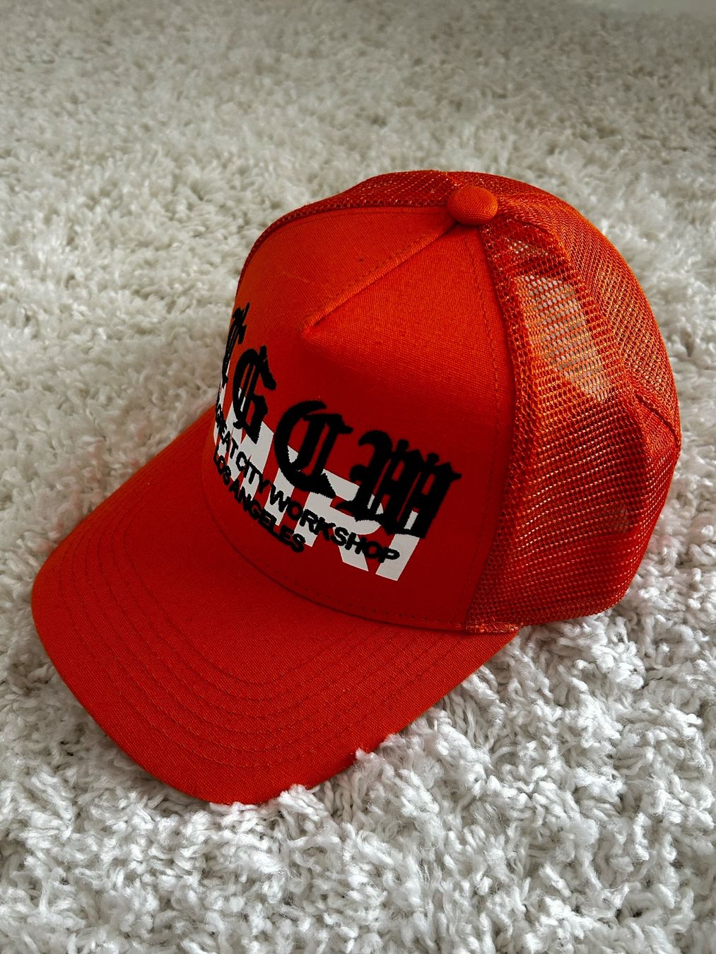 Copricapi, berretti & cappellini: Amiri Cap Orange Black White – Nuovo (secondo la descrizione) da Minusio venduto da gthegoat
