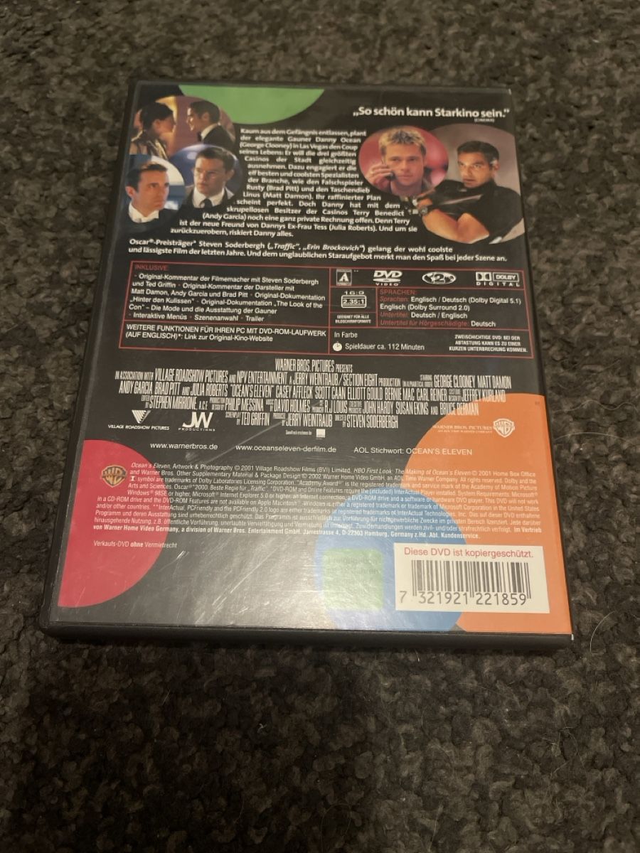 Tous les DVDs: Ocean's Eleven DVD  – D'occasion à Unterkulm par AnoliOccasion 1