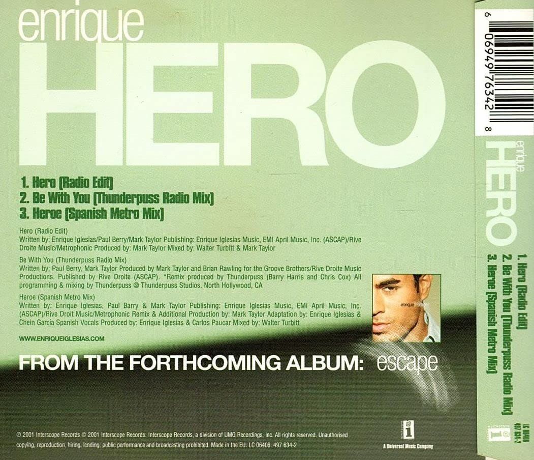 CDs: CD  Enrique Iglesias – Gebraucht aus Heimberg von Rockenrol 1