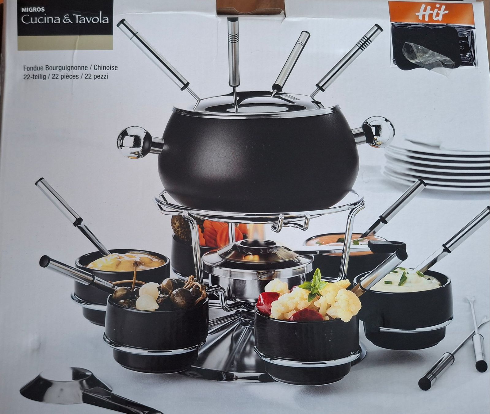 Migros Elettrodomestici da cucina: Fondue Bourguignonne – Nuovo e nell'imballaggio originale da Lachen SZ venduto da Mel_Fab