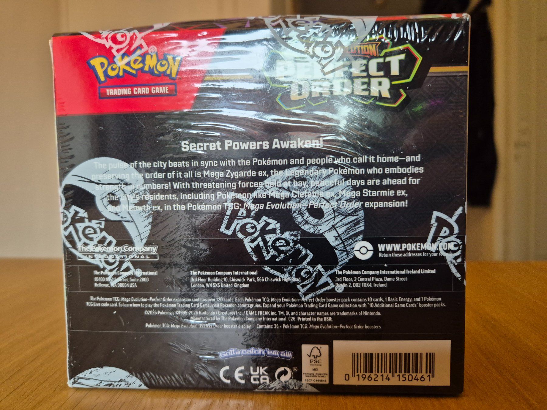 Pokémon Carte collezionabili: Pokémon Mega Evolution: Perfect Order Booster Box EN SEALED – Nuovo e nell'imballaggio originale da Zürich venduto da LAGR_Pokemon 5