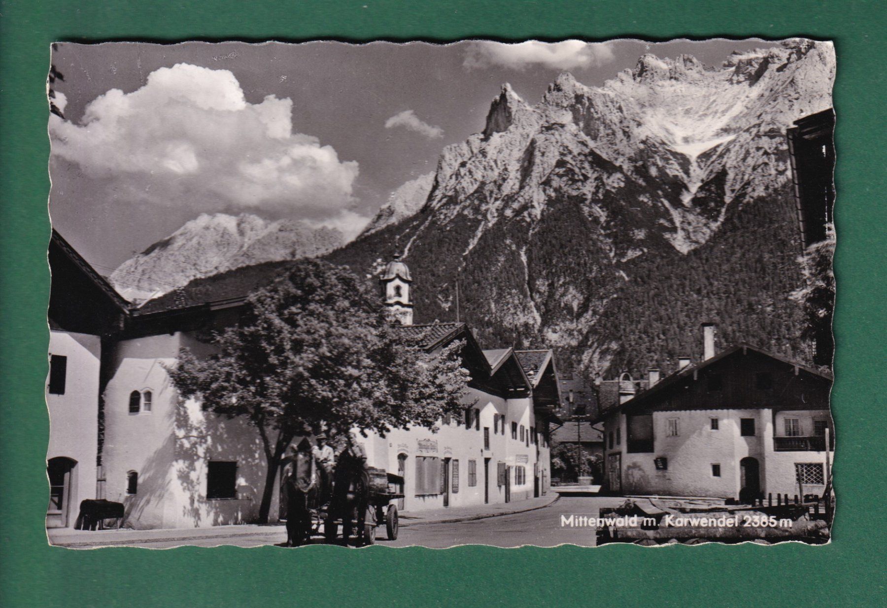 Cartoline postali: MITTENWALD - Karwendel – Usato da Pully venduto da nicecards-shop