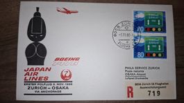 Japan Air Lines Zürich - Osaka 03.11.1980