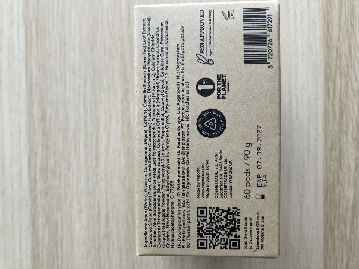 Soins du visage: YEPODA The Depuff Eyespresso patchs neufs – Neuf avec emballage d'origine à Jongny par Spicymum82 3