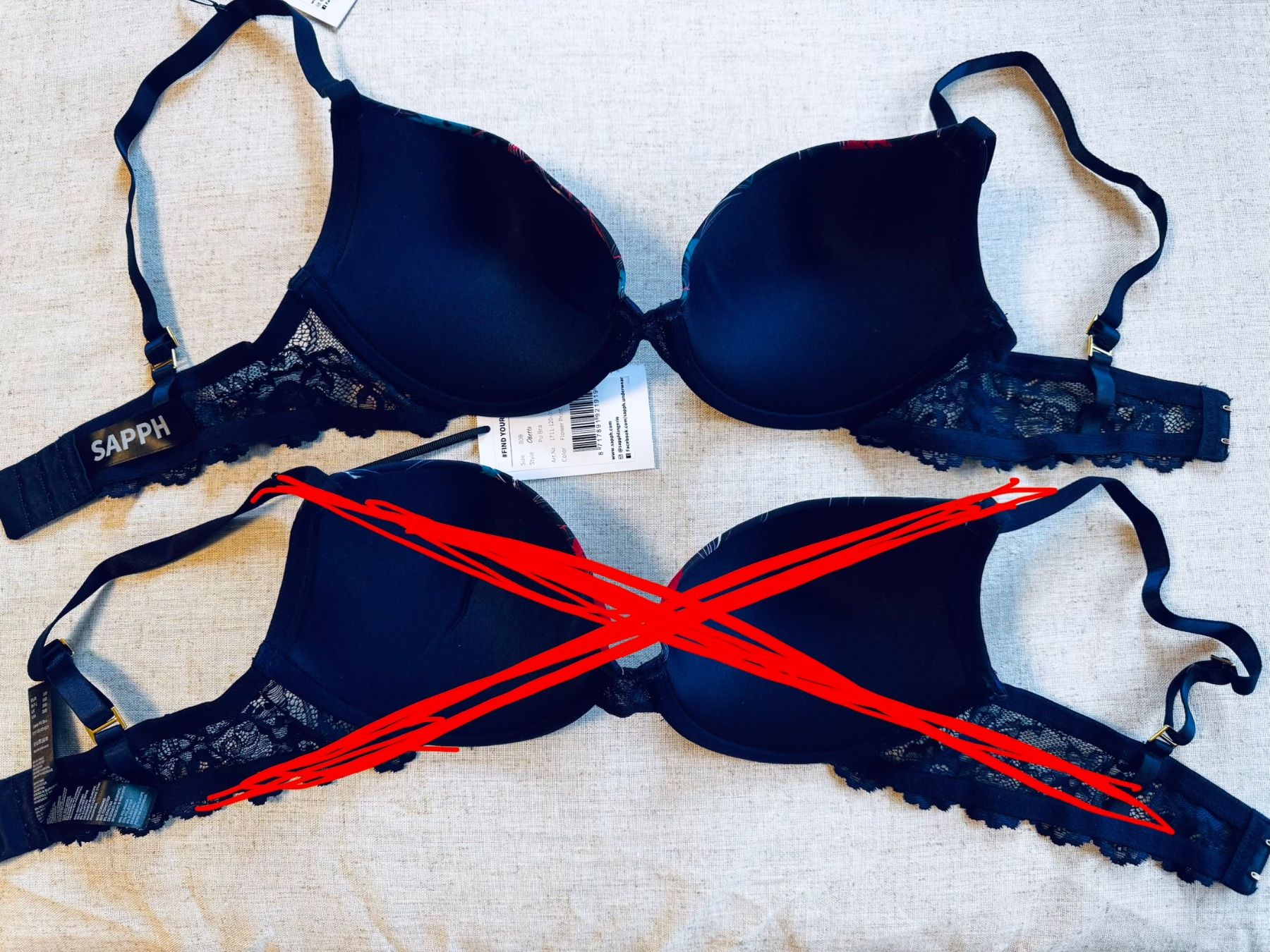 Sonstige Unterwäsche: 2* Push Up BHs, 80-B NEU! – Neu und originalverpackt aus Zürich von iry_9mbn 2