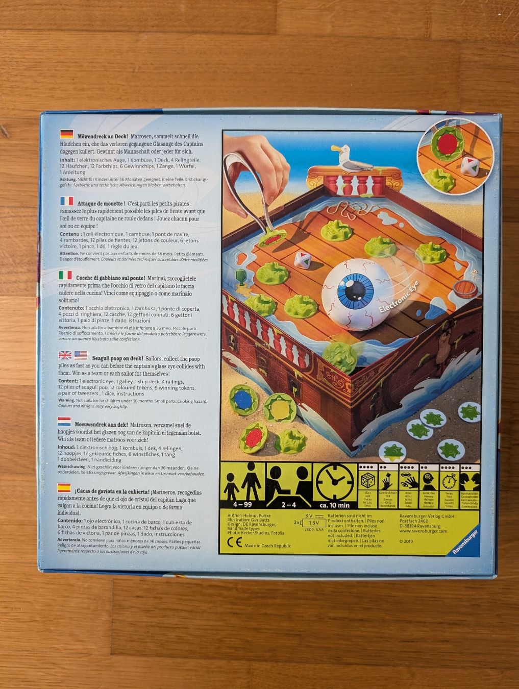 Ravensburger Giochi: Ravensburger - Eye Eye Captain Brettspiel – Usato da Wädenswil venduto da HummerZH 2