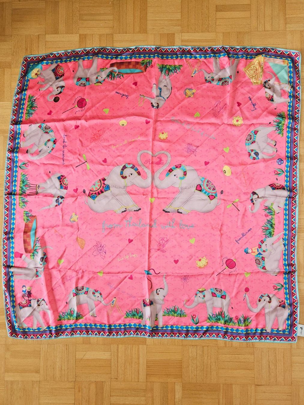 Foulard & Sciarpe: Seidentuch 94x94 neu – Nuovo (secondo la descrizione) da Regensdorf venduto da bus_dn2t