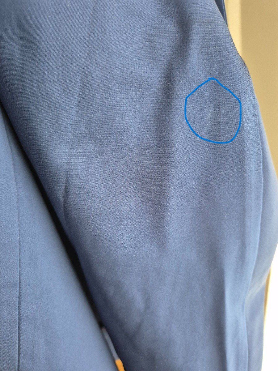 Max Mara Giacche: Veste bleu marin MAX MARA taffeta CH34 – Nuovo (secondo la descrizione) da Satigny venduto da Helene2014 6