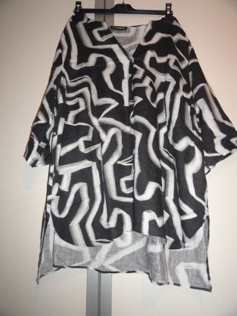 DORIS STREICH TUNIKA 100% LEINEN GR. 48 ***