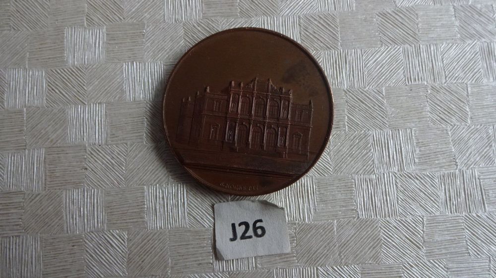Médaille Bronze Prix Du Conservatoire De Musique De Genève Par A. Bovy, XIXème