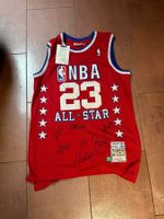Signiertes Trikot NBA Michael Jordan+Co  XL mit COA